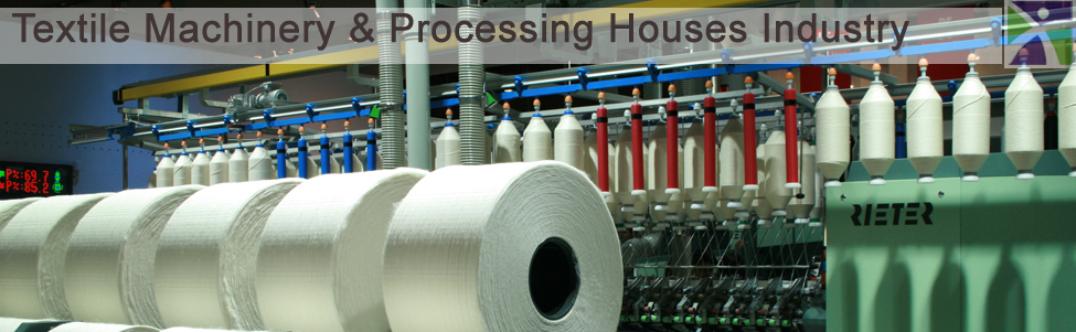 Fasteners For Textile Machinery and Processing Houses