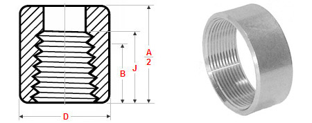 Forged Fittings / ASME B16.11 Threaded Half Coupling 