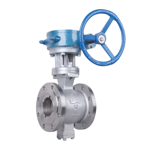 Duplex Steel Worm Gear V Type Trunnion Mounted Flanged Ball Valve