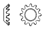 Lock Washer Countersunk External Tooth